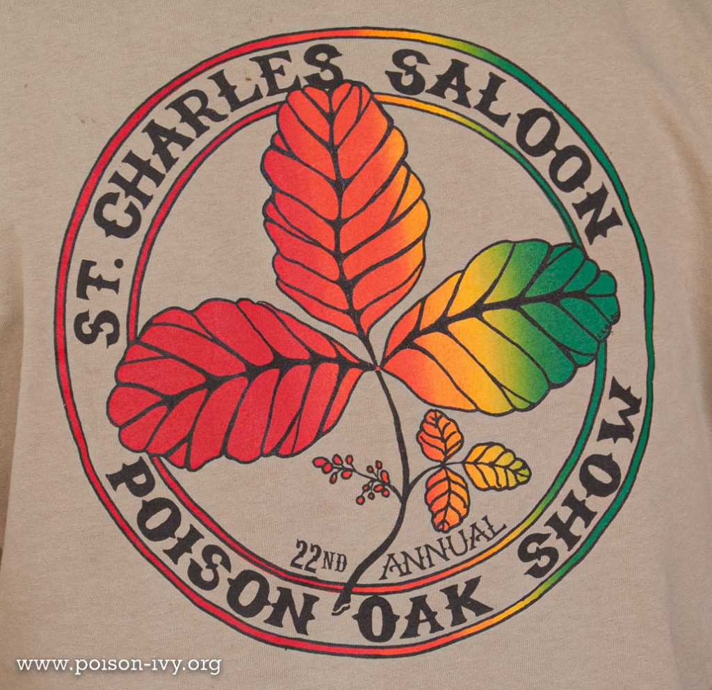 poison oak show tshirt